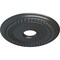 Ekena Millwork Classic Ceiling Medallion (Fits Canopies up to 12 3/4"), 18 5/8"OD 4"ID x 1 1/8"P, Pewter CM19CLPES - alternate 4
